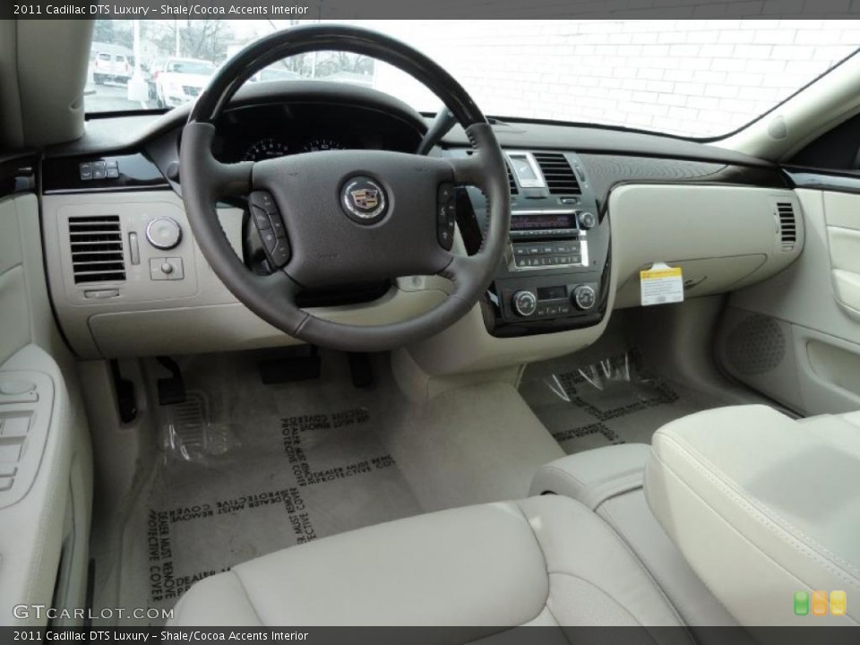 Shale/Cocoa Accents Interior Dashboard for the 2011 Cadillac DTS Luxury #46469274