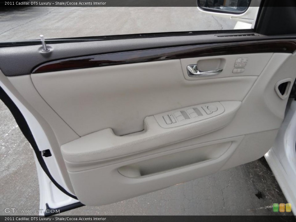 Shale/Cocoa Accents Interior Door Panel for the 2011 Cadillac DTS Luxury #46469322