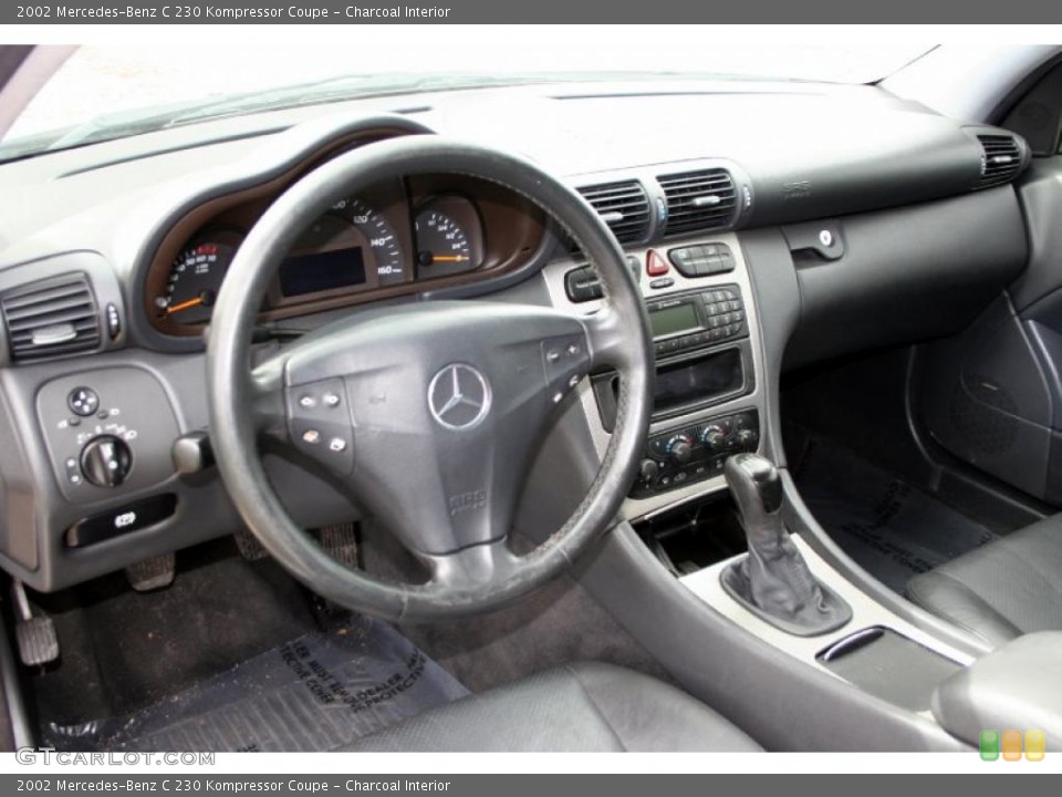 Charcoal 2002 Mercedes-Benz C Interiors
