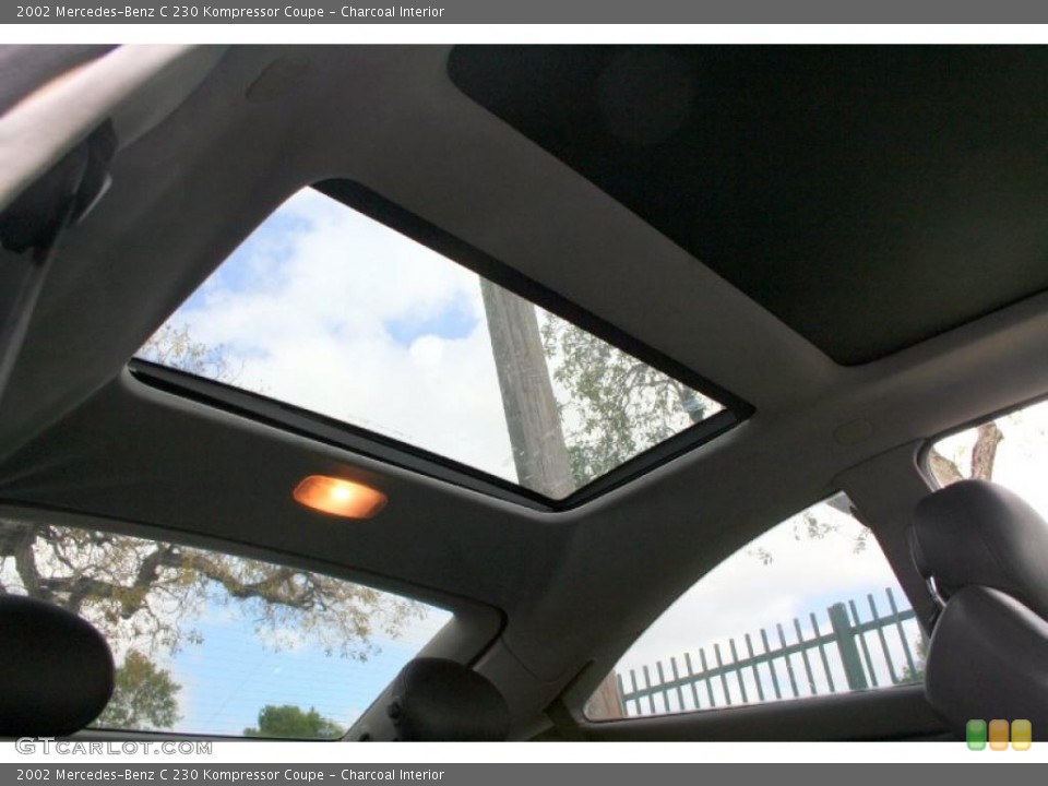 Charcoal Interior Sunroof for the 2002 Mercedes-Benz C 230 Kompressor Coupe #46470210