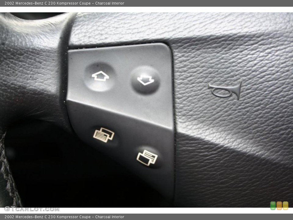 Charcoal Interior Controls for the 2002 Mercedes-Benz C 230 Kompressor Coupe #46470258