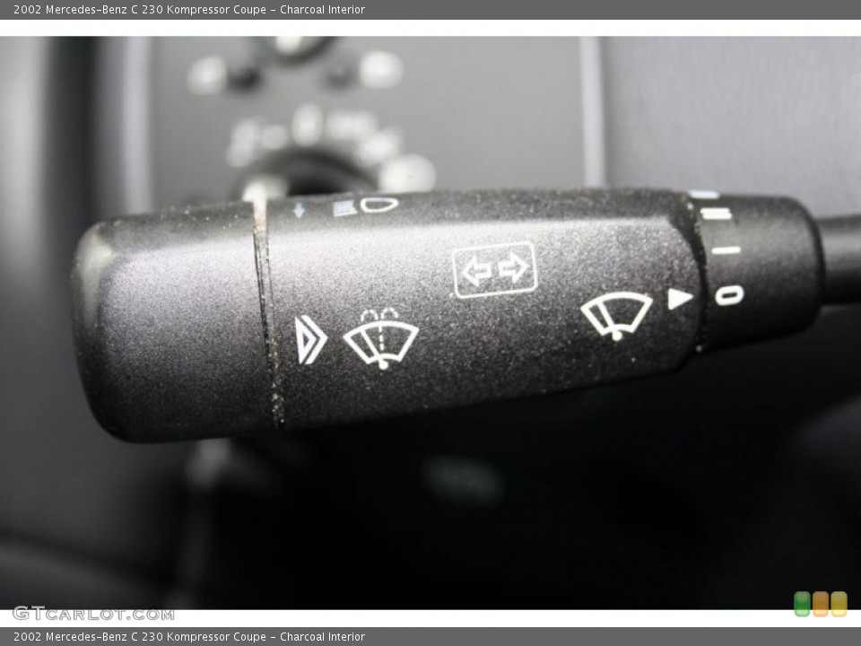 Charcoal Interior Controls for the 2002 Mercedes-Benz C 230 Kompressor Coupe #46470288