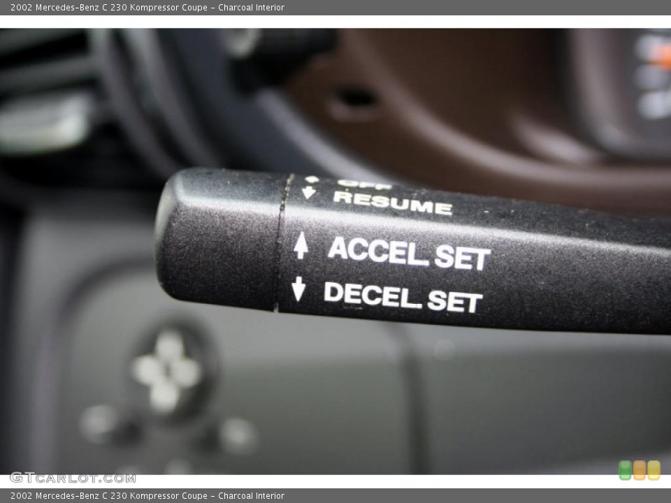 Charcoal Interior Controls for the 2002 Mercedes-Benz C 230 Kompressor Coupe #46470303