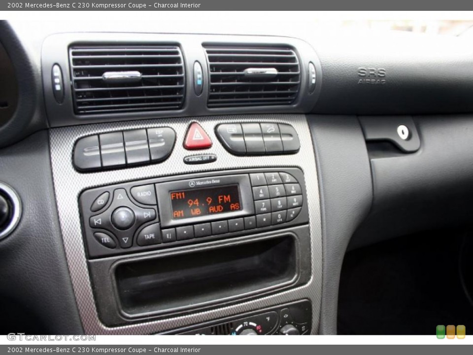 Charcoal Interior Controls for the 2002 Mercedes-Benz C 230 Kompressor Coupe #46470318