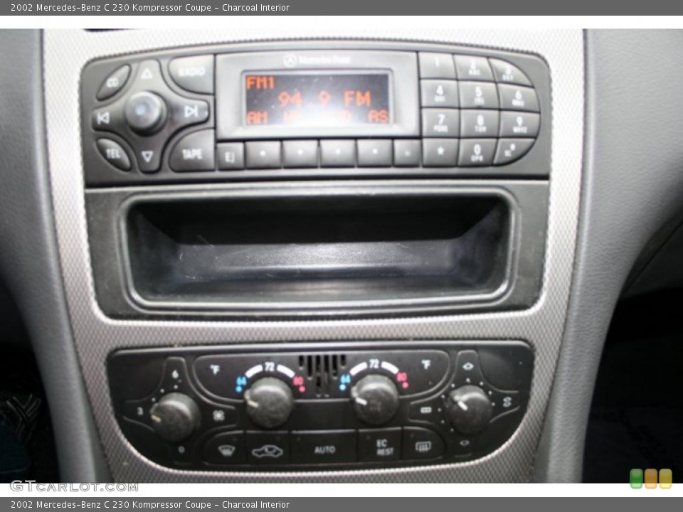 Charcoal Interior Controls for the 2002 Mercedes-Benz C 230 Kompressor Coupe #46470366