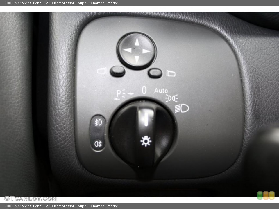 Charcoal Interior Controls for the 2002 Mercedes-Benz C 230 Kompressor Coupe #46470429