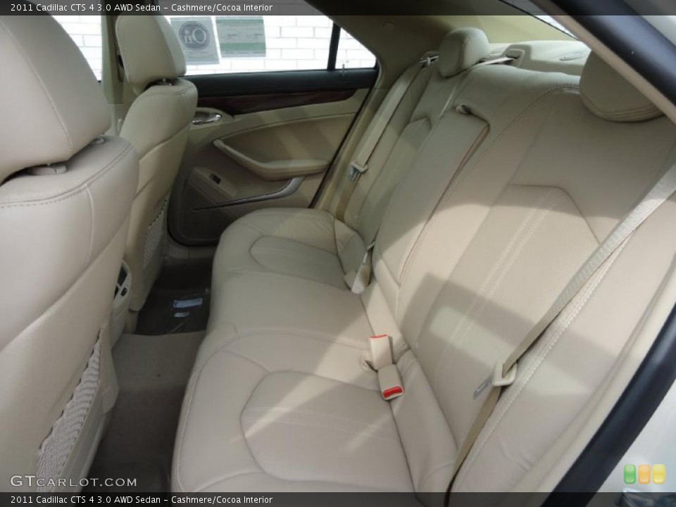 Cashmere/Cocoa Interior Photo for the 2011 Cadillac CTS 4 3.0 AWD Sedan #46470519