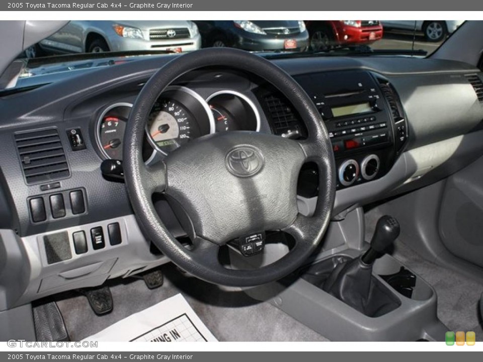 Graphite Gray Interior Photo for the 2005 Toyota Tacoma Regular Cab 4x4 #46470576