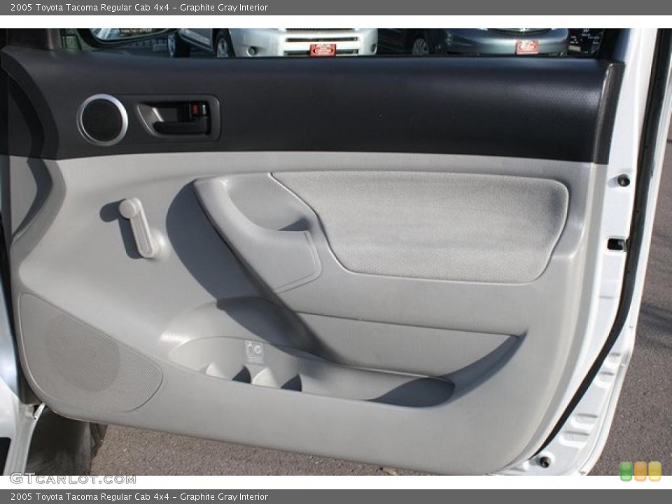 Graphite Gray Interior Door Panel for the 2005 Toyota Tacoma Regular Cab 4x4 #46470657
