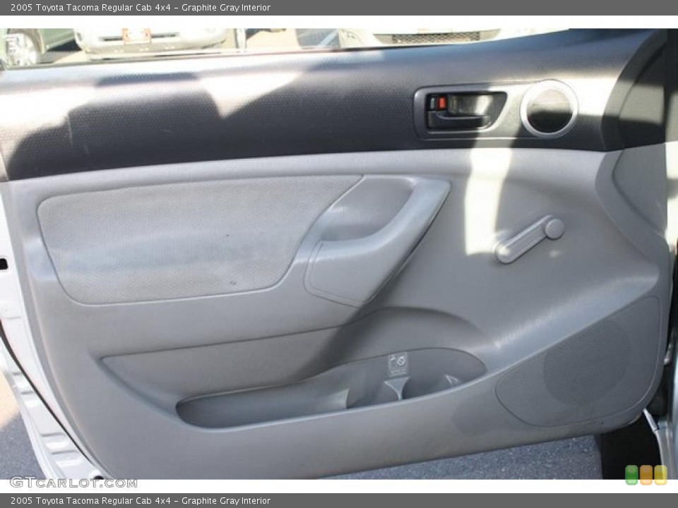 Graphite Gray Interior Door Panel for the 2005 Toyota Tacoma Regular Cab 4x4 #46470672