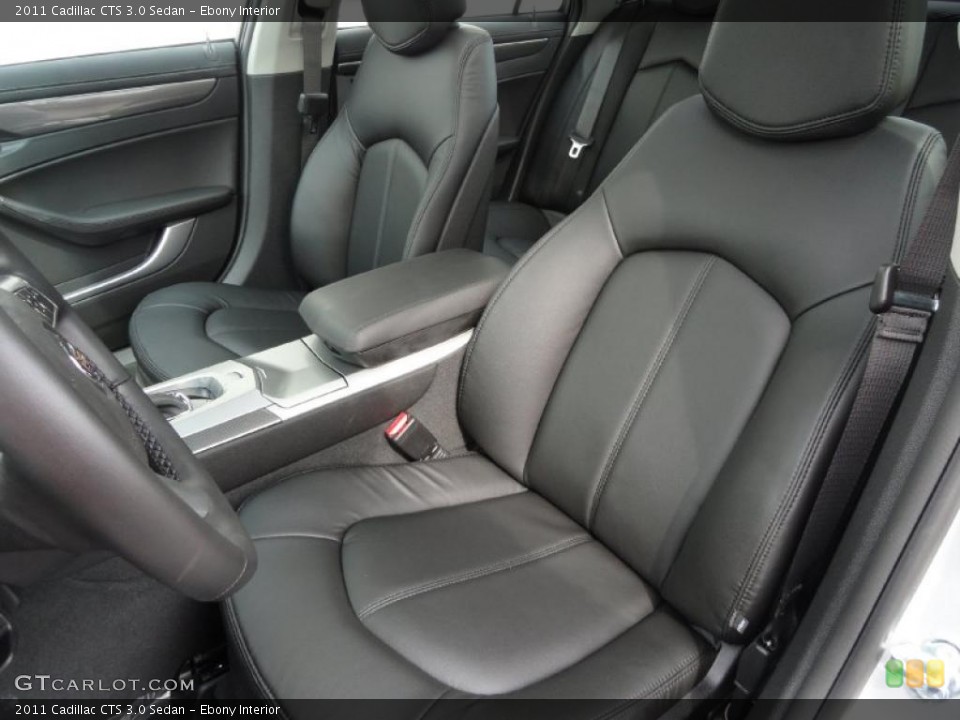 Ebony Interior Photo for the 2011 Cadillac CTS 3.0 Sedan #46470906