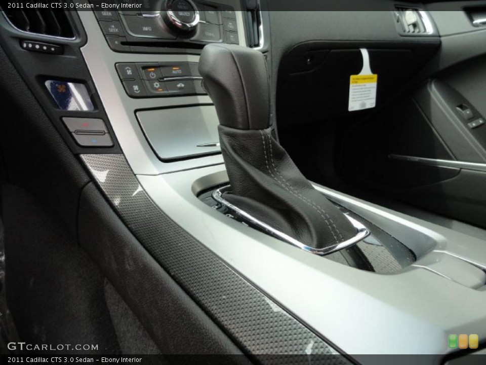 Ebony Interior Transmission for the 2011 Cadillac CTS 3.0 Sedan #46470993