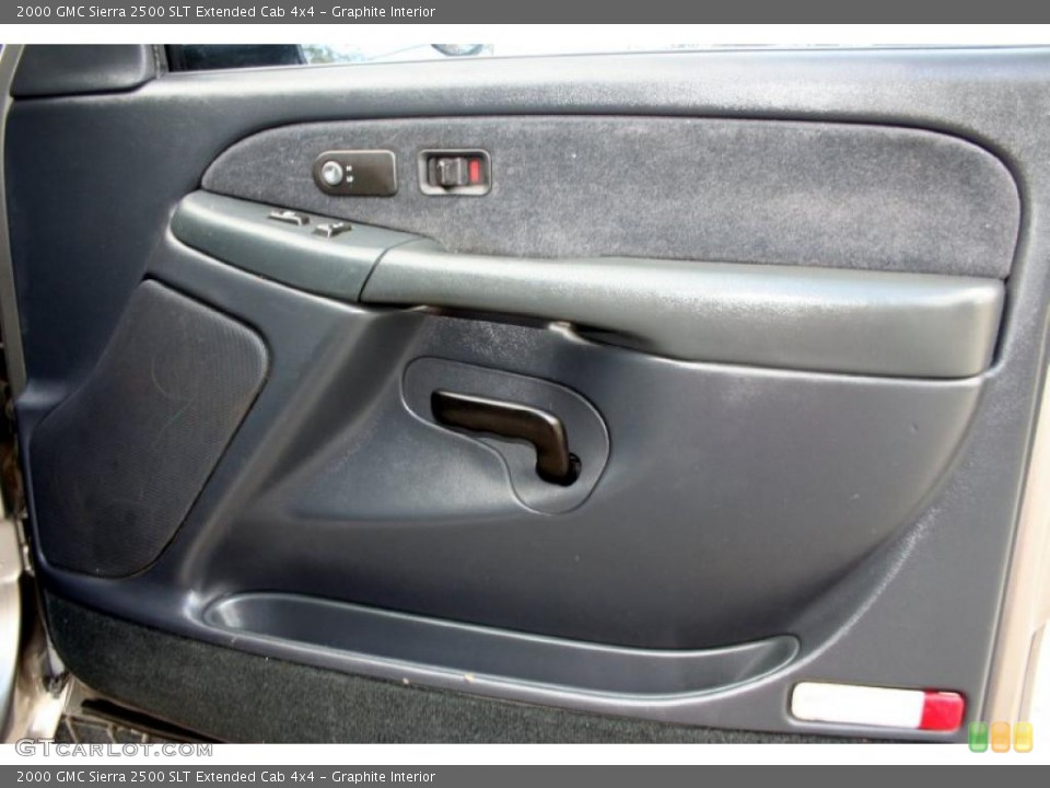 Graphite Interior Door Panel for the 2000 GMC Sierra 2500 SLT Extended Cab 4x4 #46471221