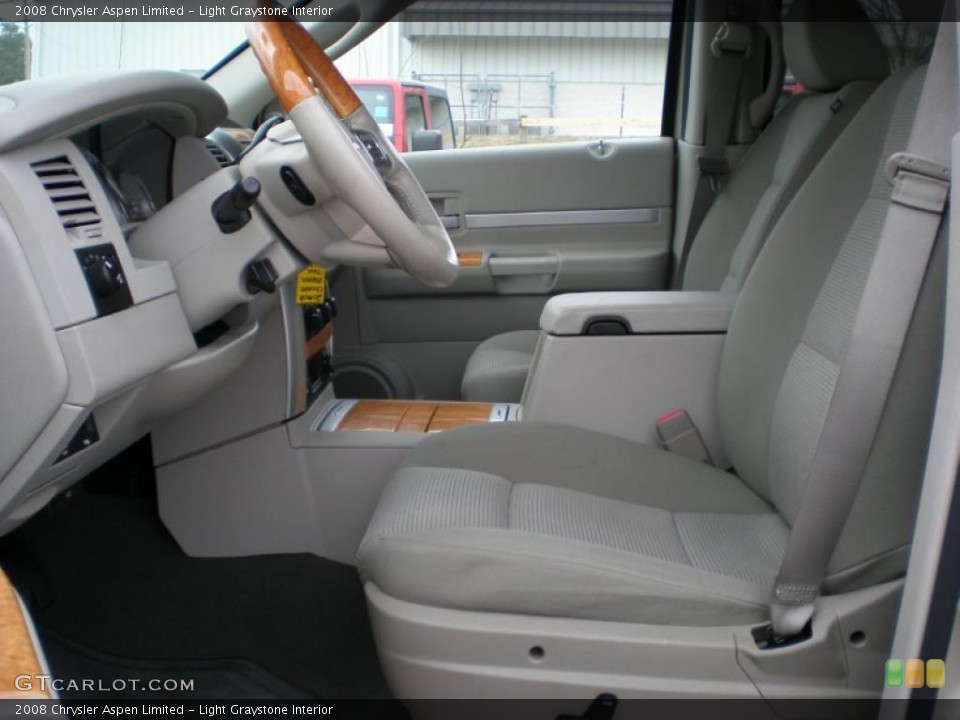 Light Graystone Interior Photo for the 2008 Chrysler Aspen Limited #46471236