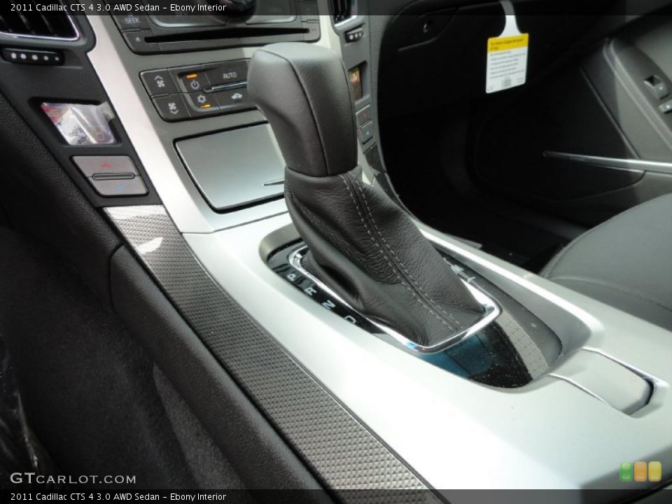 Ebony Interior Transmission for the 2011 Cadillac CTS 4 3.0 AWD Sedan #46471299