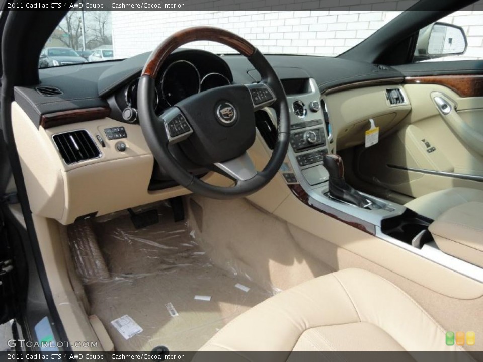 Cashmere/Cocoa Interior Prime Interior for the 2011 Cadillac CTS 4 AWD Coupe #46471515
