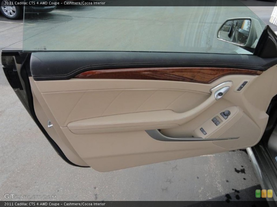 Cashmere/Cocoa Interior Door Panel for the 2011 Cadillac CTS 4 AWD Coupe #46471575