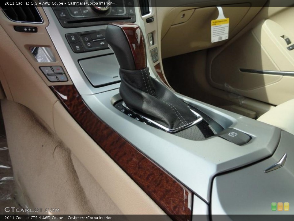 Cashmere/Cocoa Interior Transmission for the 2011 Cadillac CTS 4 AWD Coupe #46471626
