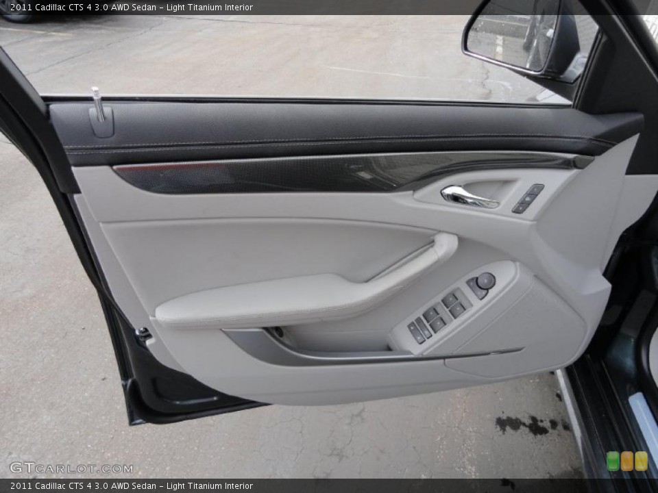 Light Titanium Interior Door Panel for the 2011 Cadillac CTS 4 3.0 AWD Sedan #46472238