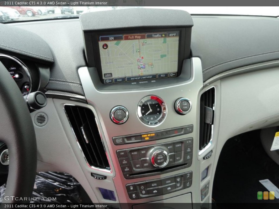 Light Titanium Interior Controls for the 2011 Cadillac CTS 4 3.0 AWD Sedan #46472298