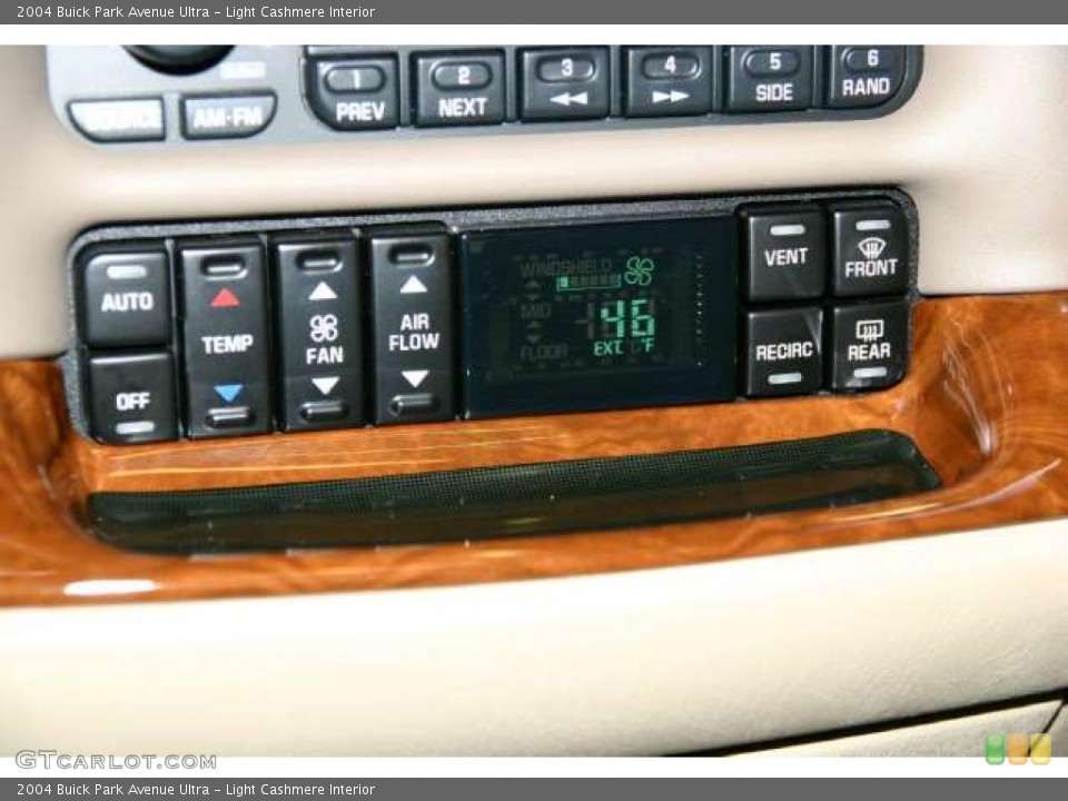 Light Cashmere Interior Controls for the 2004 Buick Park Avenue Ultra #46472391