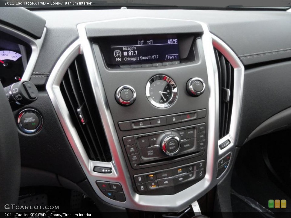 Ebony/Titanium Interior Dashboard for the 2011 Cadillac SRX FWD #46473258