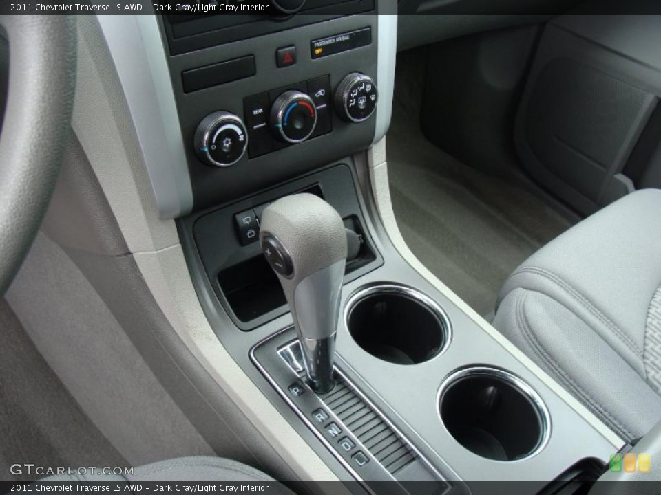 Dark Gray/Light Gray Interior Transmission for the 2011 Chevrolet Traverse LS AWD #46473486