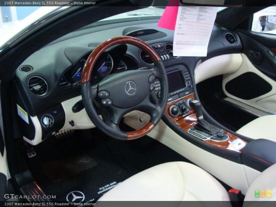 Stone Interior Prime Interior for the 2007 Mercedes-Benz SL 550 Roadster #46473624