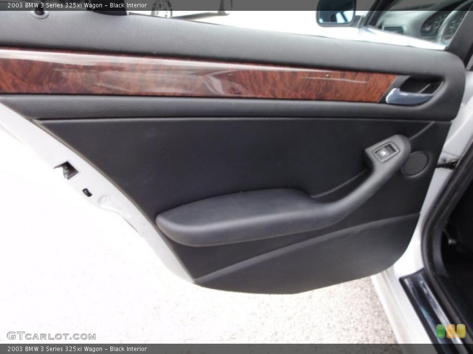 Black Interior Door Panel for the 2003 BMW 3 Series 325xi Wagon #46473684