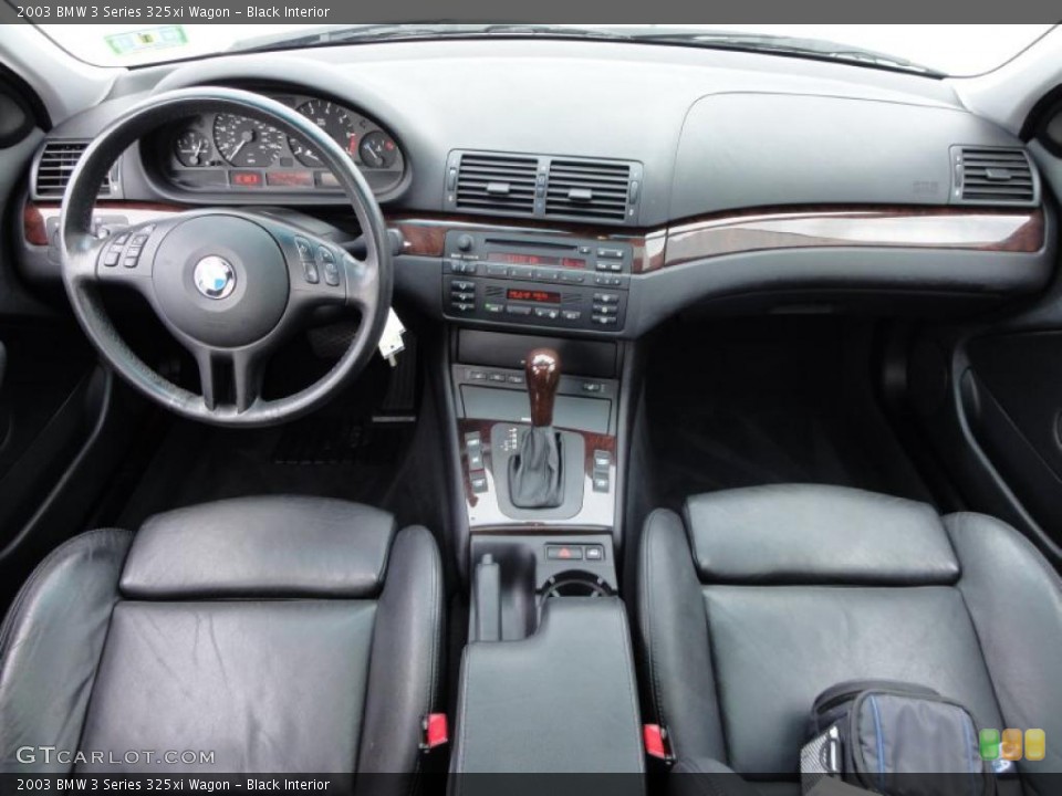 Black Interior Dashboard for the 2003 BMW 3 Series 325xi Wagon #46473708