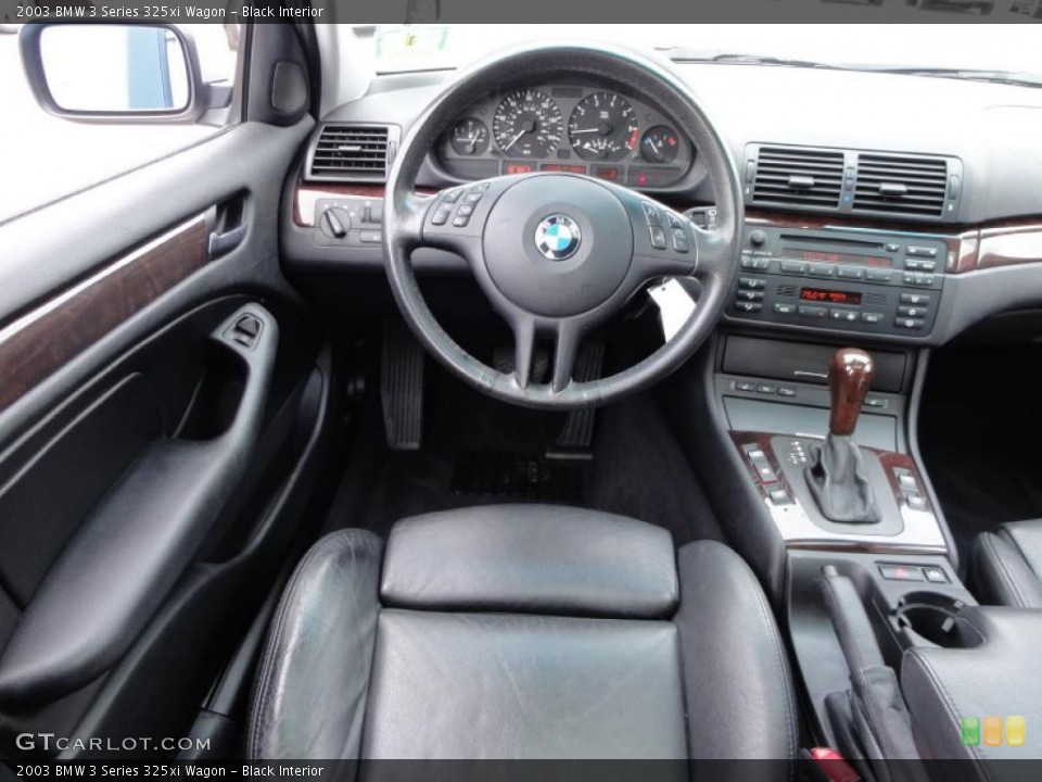 Black Interior Dashboard for the 2003 BMW 3 Series 325xi Wagon #46473720