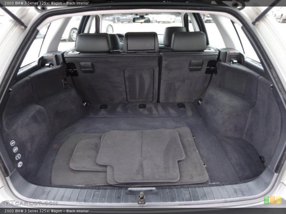 Black Interior Trunk for the 2003 BMW 3 Series 325xi Wagon #46473735