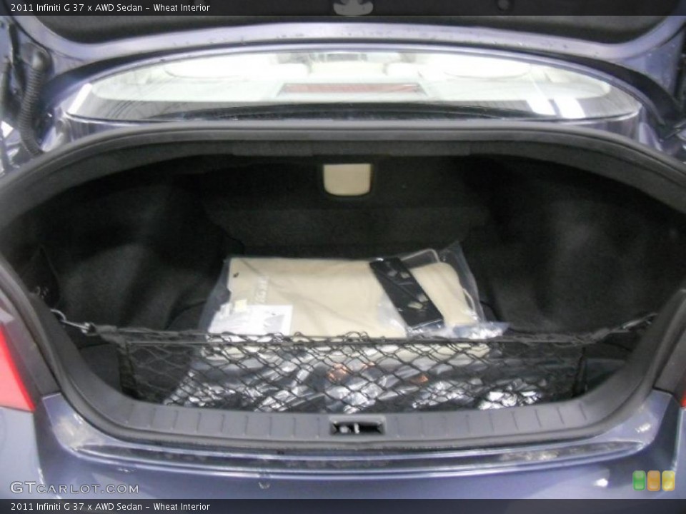 Wheat Interior Trunk for the 2011 Infiniti G 37 x AWD Sedan #46473990