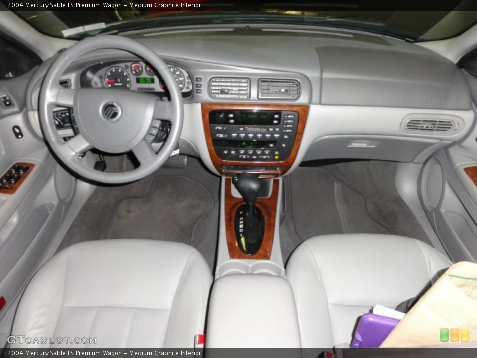 Medium Graphite Interior Dashboard for the 2004 Mercury Sable LS Premium Wagon #46474608