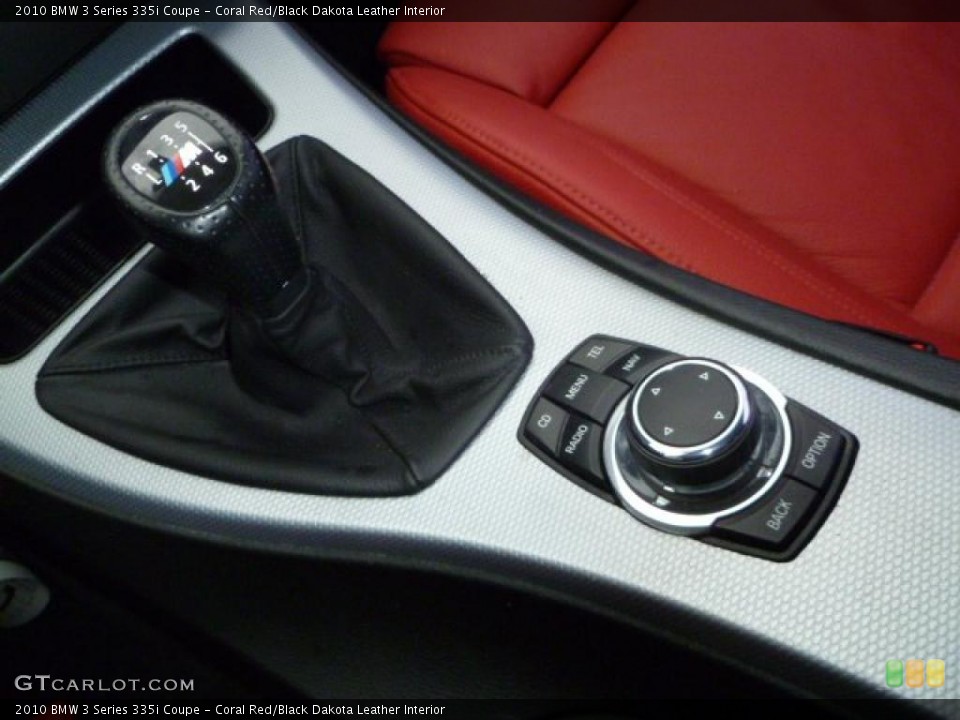 Coral Red/Black Dakota Leather Interior Transmission for the 2010 BMW 3 Series 335i Coupe #46474812