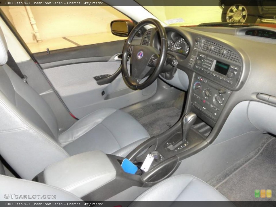 Charcoal Grey Interior Photo for the 2003 Saab 9-3 Linear Sport Sedan #46475001