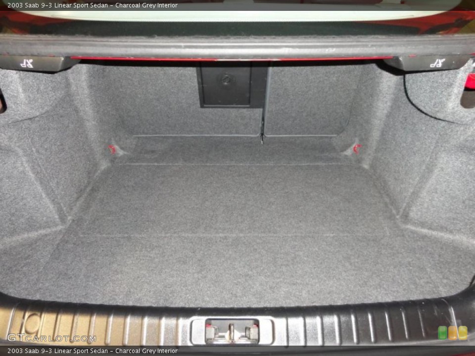Charcoal Grey Interior Trunk for the 2003 Saab 9-3 Linear Sport Sedan #46475043
