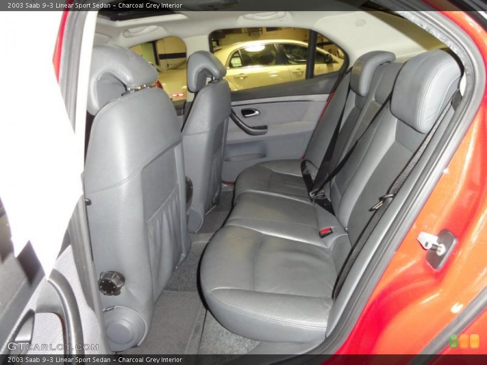 Charcoal Grey Interior Photo for the 2003 Saab 9-3 Linear Sport Sedan #46475061