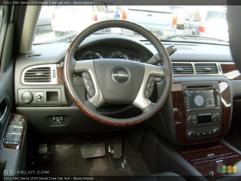 Ebony Interior Dashboard for the 2011 GMC Sierra 1500 Denali Crew Cab 4x4 #46475385