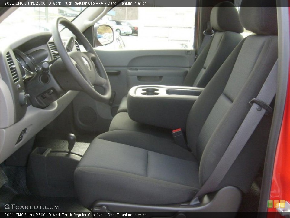Dark Titanium Interior Photo for the 2011 GMC Sierra 2500HD Work Truck Regular Cab 4x4 #46475610