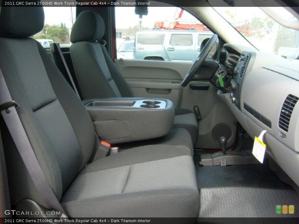 Dark Titanium Interior Photo for the 2011 GMC Sierra 2500HD Work Truck Regular Cab 4x4 #46475673