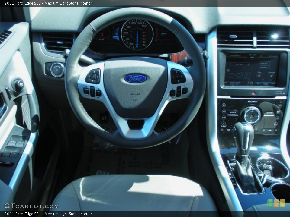 Medium Light Stone Interior Dashboard for the 2011 Ford Edge SEL #46476417