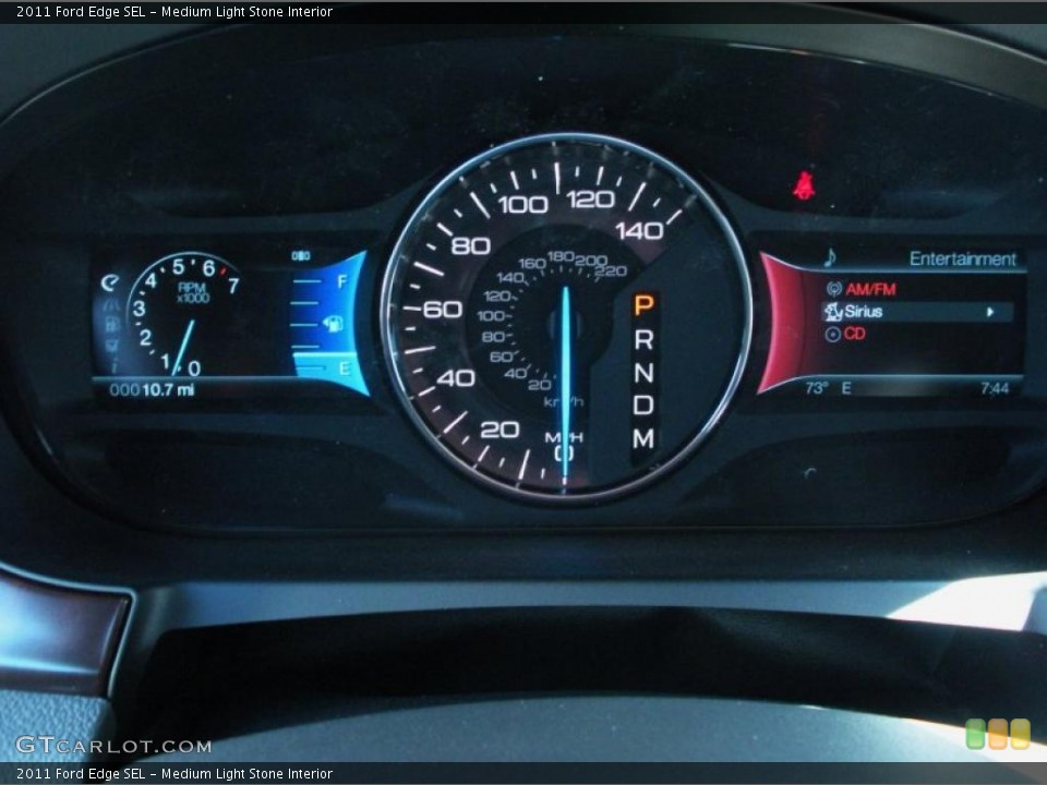 Medium Light Stone Interior Gauges for the 2011 Ford Edge SEL #46476432