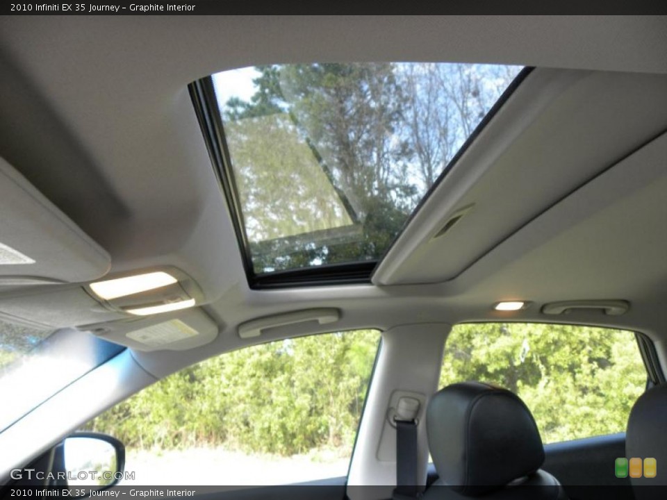 Graphite Interior Sunroof for the 2010 Infiniti EX 35 Journey #46476753