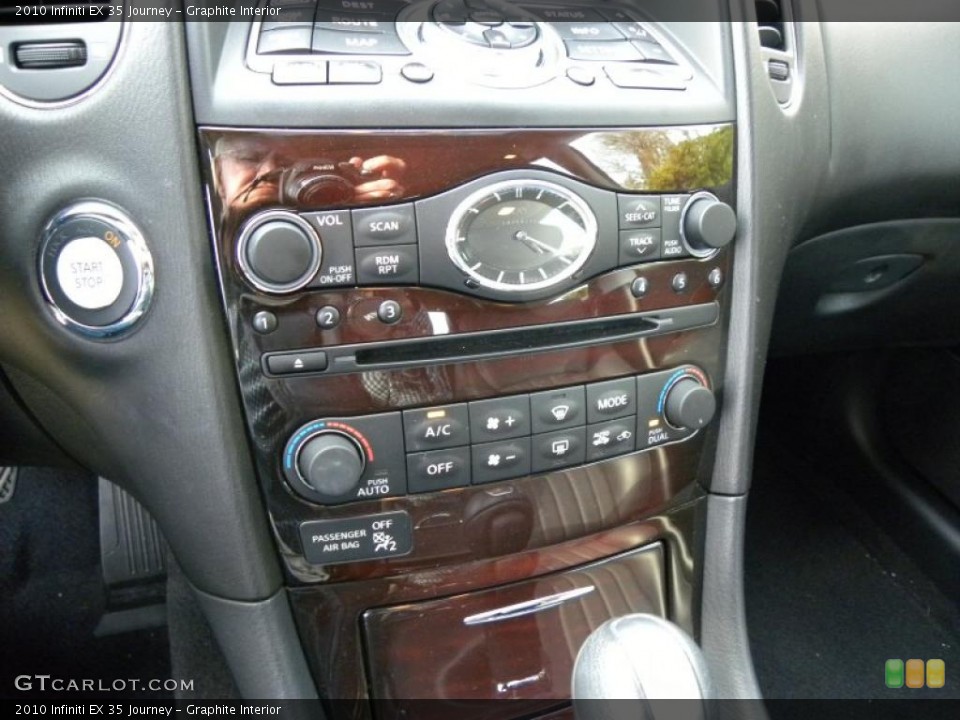 Graphite Interior Controls for the 2010 Infiniti EX 35 Journey #46476996