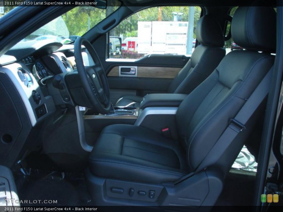 Black Interior Photo for the 2011 Ford F150 Lariat SuperCrew 4x4 #46477347