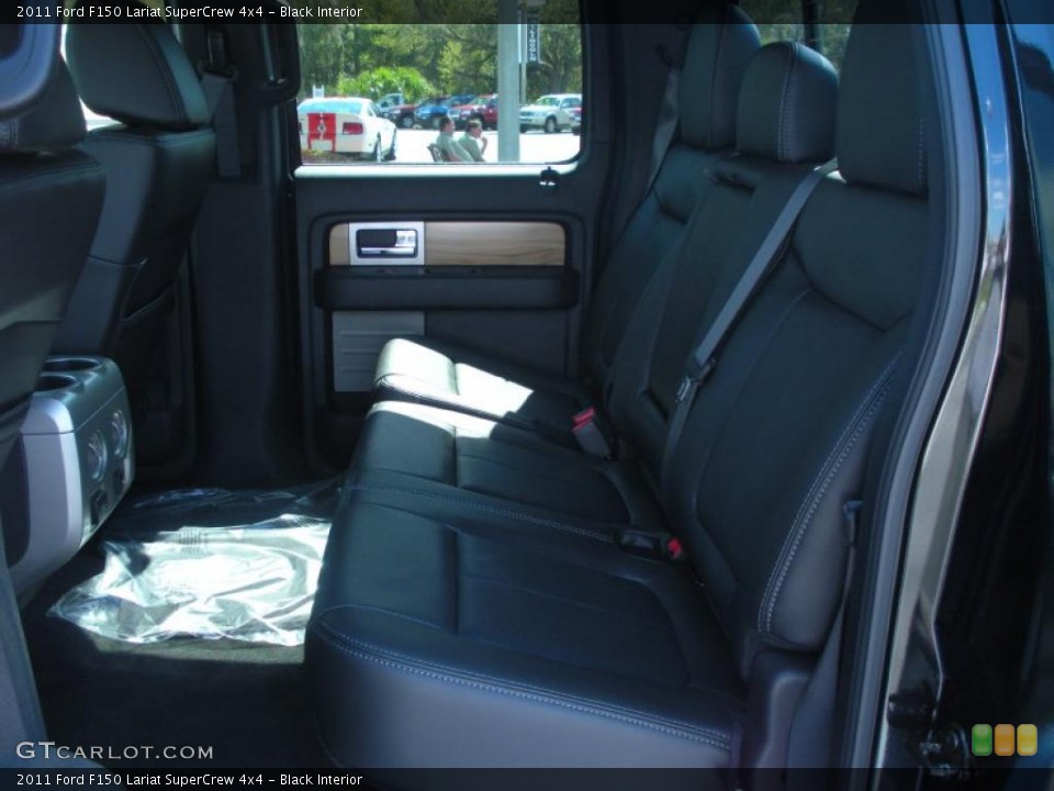 Black Interior Photo for the 2011 Ford F150 Lariat SuperCrew 4x4 #46477362