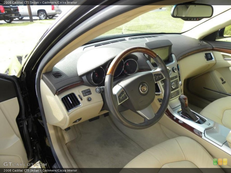 Cashmere/Cocoa Interior Prime Interior for the 2008 Cadillac CTS Sedan #46477470