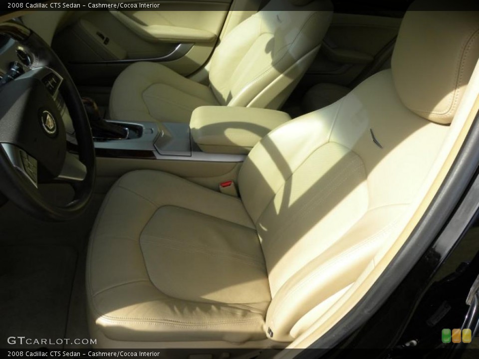 Cashmere/Cocoa Interior Photo for the 2008 Cadillac CTS Sedan #46477503