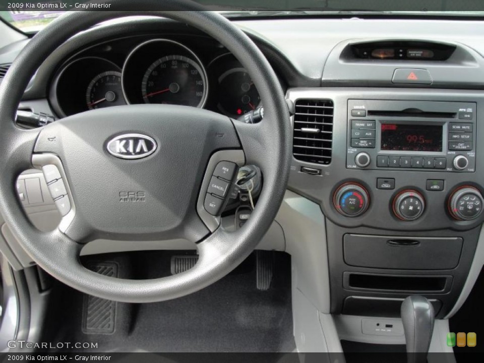 Gray Interior Dashboard for the 2009 Kia Optima LX #46477605